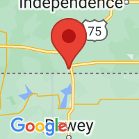 Map of Caney, KS US